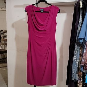 Ralph Lauren Fushia Dress worn ONCE!